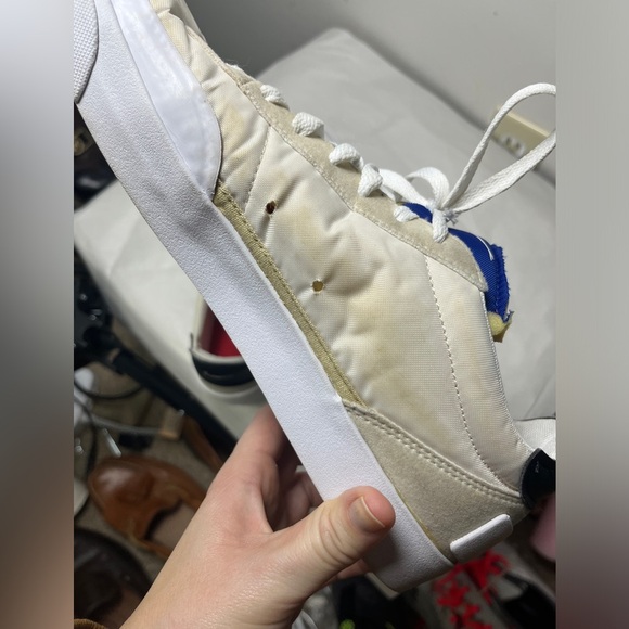 Nike Drop Type LX Label Collection White Sneakers Men's Size 10 AV6697-100 - Picture 12 of 13